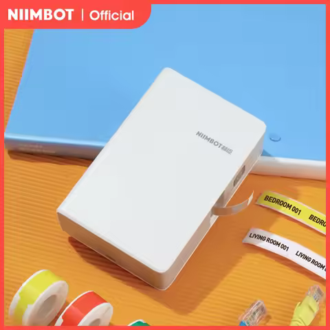 Niimbot N1/B18 Thermal Transfer Label Sticker Printer Mini Label Maker With Ribbon PET Papers For Je