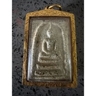 Old Phra Somdej Amulet in 90% Gold casing