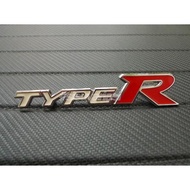 White Type R Grill Emblem