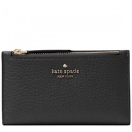 Kate Spade Jackson Small Slim Bifold Wallet in Black