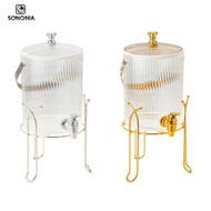 [SONONIA] Beverage Dispenser, Fruit Teapot, Bucket, Lemonade Container, Water Beverage Dispenser wit