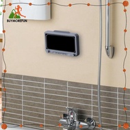 [Buymorefun] Waterproof Phone Box for Shower Universal, Case Hooks 360 Rotating Mount for Wall Mirror