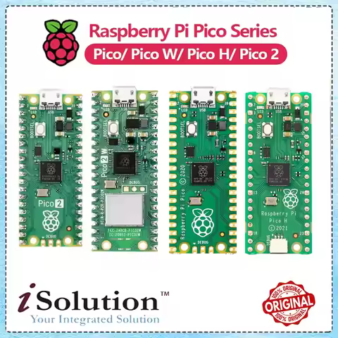 Offical Original Raspberry Pi Pico/ 2, Pico with Wireless WiFi Development Board,Pico or Pico H with