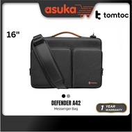 Tomtoc Defender A42 Laptop Messenger Bag (M-book) 16 Inch Business Shoulder Bag M-book - Beg Silang 
