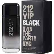 Parfum Original 212 Vip Black Man 200ml Reject Nonbox Carolina Herrera