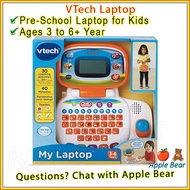 VTech 🍊💻 Pre-School My Laptop Orange White Computer (Age 3+ Year) Alphabet Learning / AppleBear
