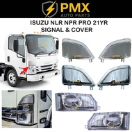 【ISUZU NLR / NPR PRO Facelift 2021 Signal Corner Panel Garnish】| Chrome Accessories | Suitable for I