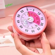 CYBERLINX Visual Timer, 60-Minute with Stand Mechanical Timer, Convenient Stopwatch Alarm Clock Visu