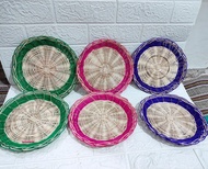 PIRING ANYAMAN BAMBU/PIRING ANYAMAN ROTAN/PIRING ROTAN TERMURAH