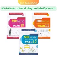 Book - 500 basic and advanced exercises in Math 10 + 11 + 12 (DT)