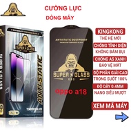 Oppo a18 tempered glass (box 60) Kingkong full screen protector