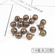 Pure Copper DIY Handmade Small Bell Pet Dog Bell Pendant Jewelry Accessories Material Kit Vintage St