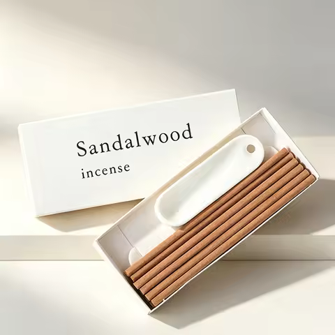 Matchbox‑Style Woody Scent Stick Incense, Portable Travel Aroma Incense, Cedar Sandalwood Sage Incen
