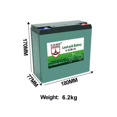 Deep Cycle 12V20Ah 6-DZM-20 Rechargeable Dry Charged Sealed AGM GEL Lead Acid Batteries for Motorcyc