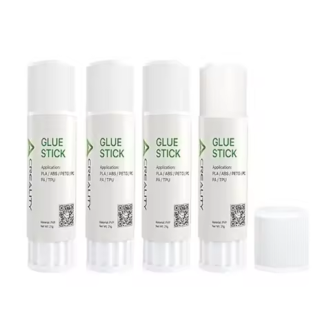 Creality 3D Printer Glue Sticks 4PCS PVP Solid Glue Sticks for 3D Printing Hot Bed Build Plate Enhan