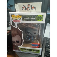 (R&G2H) Funko POP! Treehouse of Horror - Werewolf Bart FCE (1034) with Boss Protector