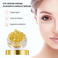 VENZEN 30grains/Box Vitamin E Placenta Essence Capsule Moisturizing Eye Serum Eye Cream Anti Puffiness Anti Wrinkle Anti-Aging Remove Dark Circle Eye Care