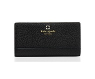 Kate Spade Stacy Southport Avenue Black Leather Wallet/ Clutch (Black) #WLRU1394