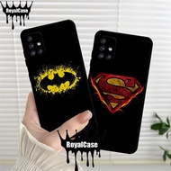 (Royalcase) Softcase for Type Samsung A31 A51 A71 Pro Camera Case with Sup3r H3ro Logo Motif