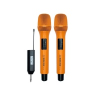 (มีกระเป๋าไมค์) MICROTECH ET-777A ไมค์ลอยมือถือคู่ UHF รับสัญญาณ ไร้สาย 50ม. คุณภาพสูง สำหรับเสียงมื