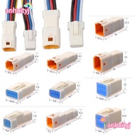 AHTY Automotive Waterproof Cable Connector, JWPF-VSLE-S 2 3 4 6 8 pin JST JWPF Male Female Butt Plug