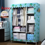 Almari Baju Rak Baju Wardrobe  Clothes / Organization Storage Rack Cabinet Clothes Rack Bedroom Furniture Cupboard