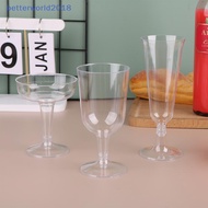 [modamaven] 10Pcs Plastic Clear Champagne Cocktail Bar Cups Toasting Glasses Drinkware For Birthday 