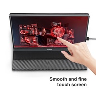 Portable Monitor for Laptop Anmite 15.6"4K IPS FHD Portable Led Touch Monitor Usb Type-c HDMI Display Extended Split Screen HDMI Slim USB-C FHD 1080P