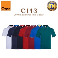 OREN SPORT Adult Cotton Interlock Polo T-shirt CI13