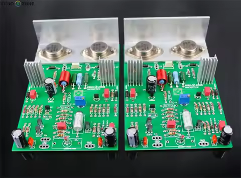 1 Pair Assembeld NCC200 Power Amplifier Board Base On UK NAIM NAP250 / 135 Amp 80W + 80W