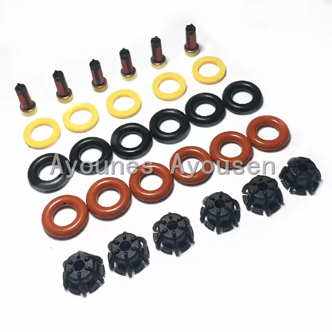 6sets Fuel Injector Repair Kit 0280150440 13641703819 For BMW E60 E39 520i 523i 525i 528i E36 328i E