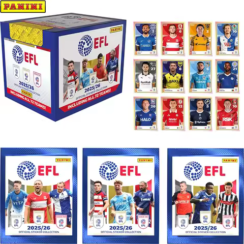 2026 New Panini EFL Collection Sticker X36 Packs in Stock FAST SHIPPING