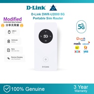 D-Link DWR-U2100 DWR-U2000 Portable Sim Card 5G Wifi 6 AX900 Router Wireless Unlimited Modified