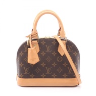 【二手】LOUIS VUITTONAlma BB Monogram 兩用手提包 M53152 PVC塗層帆布皮革 Alma BB 女士二手 A