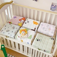 Crib Mattress Gauze Bed Sheet Thickened Kindergarten Mattress 70x160cm Children's Bed Sheet Cotton D