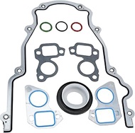 JV5158 Engine Timing Cover Gasket Set Replacement for Chevy GMC 4.8L 5.3L 5.7L 6.0L and 6.2L OHV V8