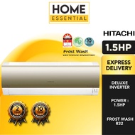 Hitachi 1.5HP Air Conditioner Deluxe Inverter Series R32 RAS-SH13CKM/RAC-SH13CKM