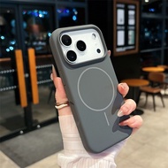 case IPhone 17 Pro Max 16 pro max 15 14 Plus Magnetic Liquid Silicone Protective Cover 13 12 11 Pro 