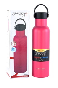 Omega Houseware Denzell 21oz Double Wall Stainless Steel Travel Tumbler Black / Gray / White / Pink