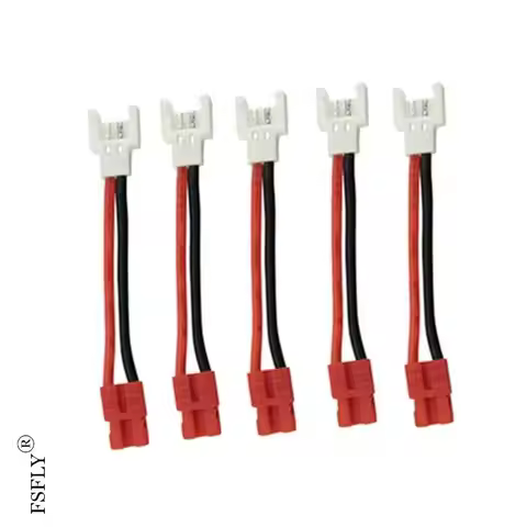 5Pcs SYMA X5HW X5HC X5SW X5C X5S X5A1 Battery Adapter Cable XH254 Female to XH40 Male 37V 1S LiPo Co