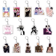 Anime Animation NANA Manga Cool Figure Keychain Komatsu Nana Oosaki Nana Key Chain Arcylic Caveio V2