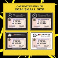 Mercedes Benz AMG Car Roadtax small Sticker / Rk08
