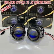 ORIGINAL PROJECTOR BILED 2.5 INCH C653 DOUBLE LASER 75 WATT PROJECTOR BILED SXC MOTORCYCLE CAR QUALI