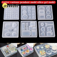 ASWELL Resin Mould Transparent Crystal Handmade Craft Keychain Mold