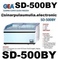 ASLI!!! GEA SLIDING CURVE GLASS FREEZER BOX 500 LITER - SD 500 BY /
