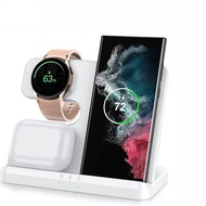 3 in 1 Wireless Fast CHARGING Dock Stand สำหรับ Samsung S22 S21 S20 S10 ultra Note Galaxy Watch 5 4 