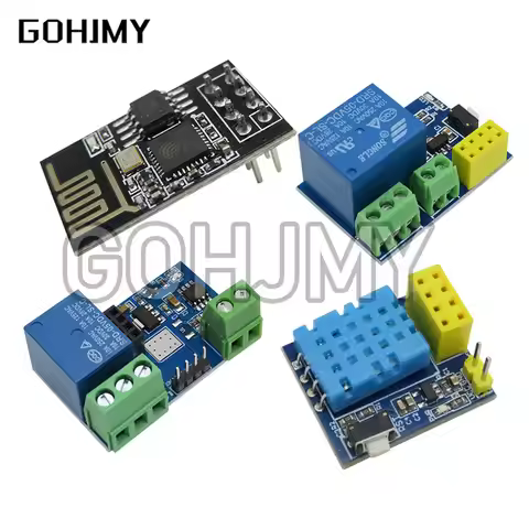 ESP8266 ESP-01 ESP-01S 5V WIFI Relay Module DHT11 Temperature Humidity Sensor Module Wireless WIFI M