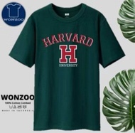 KAOS T-SHIRT HARVARD UNIVERSITY PREMIUM QUALITY