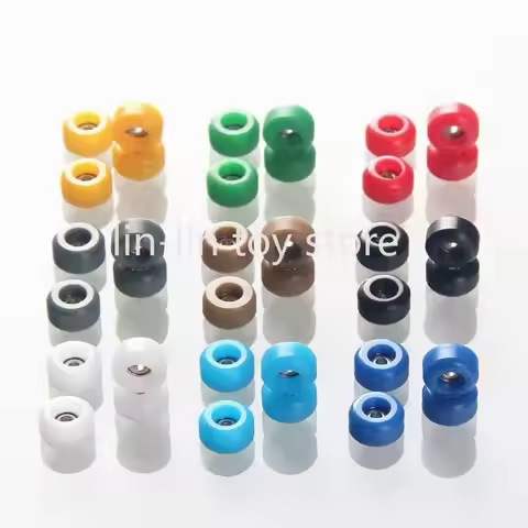 New Arrivals 4Pcs/Set Professional PU+Metal Urethane CNC Bearing Wheel For Wooden Fingerboard High Q