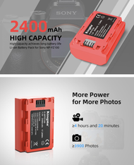 KingMa แท้100% Sony NP-FZ100 แบตเตอรี่และที่ชาร์จแบตเตอรี่สำหรับ A7C / A9 / A7III / A7RIII / A7R4 (พ